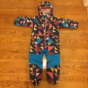 patagonia geometric snow suit